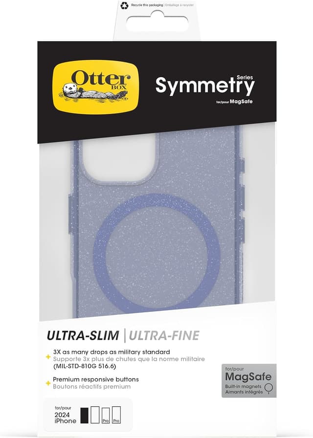 Thumbnail 4 de Otterbox Symmetry Clear MagSafe para iPhone 16 💜