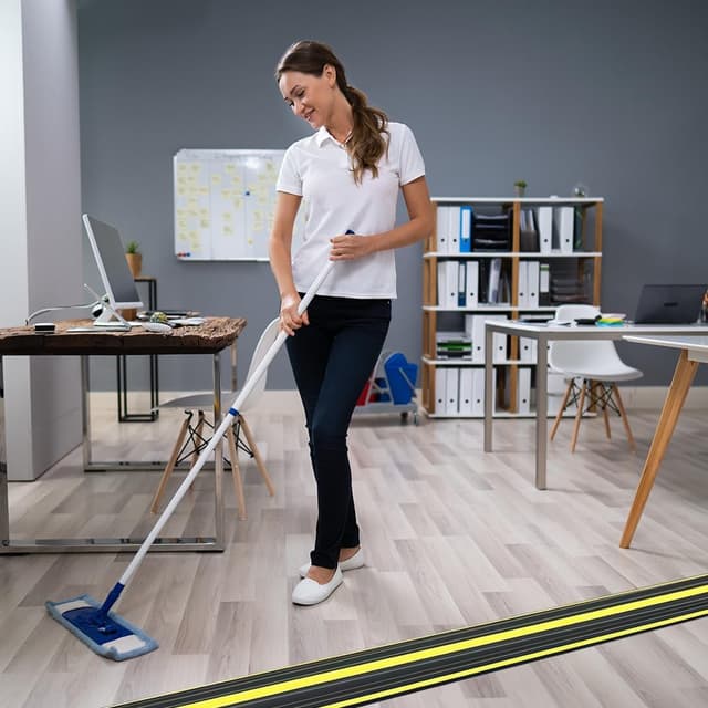 Thumbnail 6 de Adiwo Boden-Kabelbrücke mit 3 Kanälen, 2 Meter Kabelkanal (82 x 17 mm) schwarz