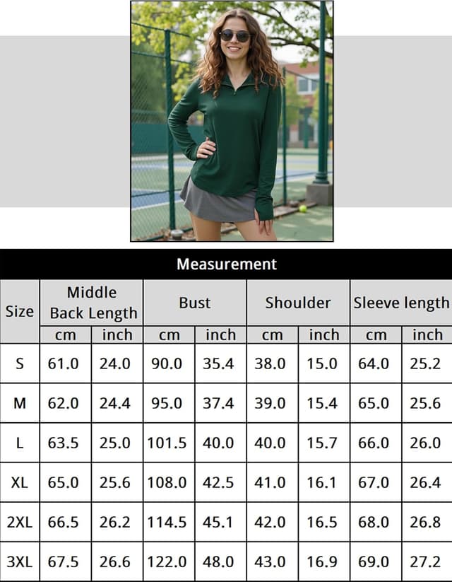 Detalle 2 de Crewhpo Tee-shirt de sport femme manches longues 1/4 zip à séchage rapide pour running, yoga et fitness