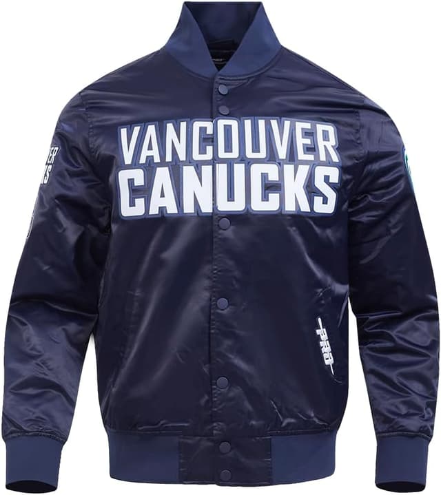 Detalle de Pro Standard Men’s NHL Classic Satin Jacket (Classic Satin collection)