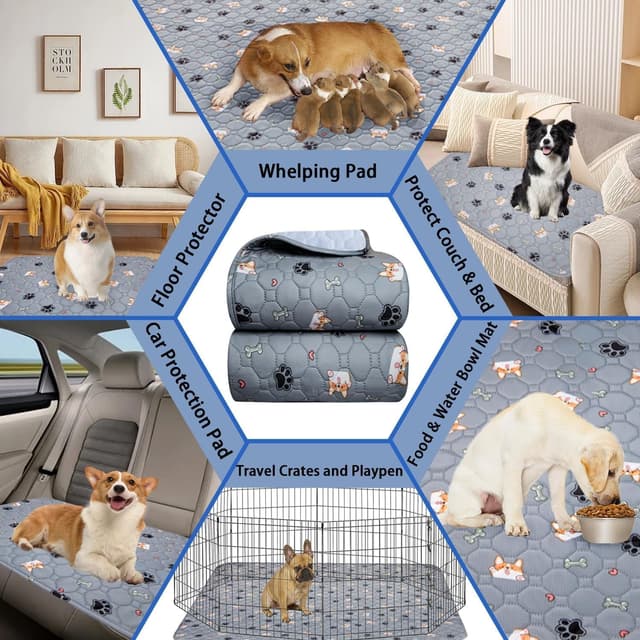 Thumbnail 5 de Washable Pee Pads for Dogs 45x60cm