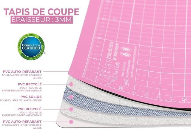 Detalle 2 de Elan Tapis de découpe A3 30x44 cm ✂
