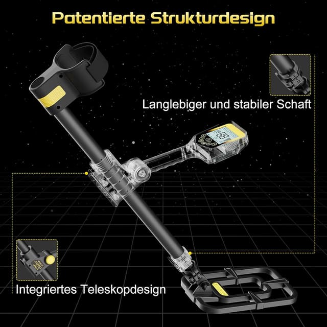 Detalle 2 de LOLARAN Metalldetektor Profi Gold Finder 1.35 kg
