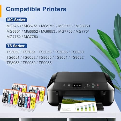 Detalle 2 de Palmtree 570 571 XL, cartouche compatible pour Canon, 20 pièces