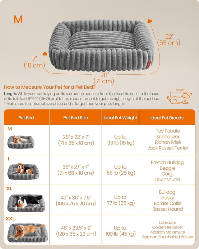 Thumbnail 5 de Feandrea Feandrea Dog Bed Medium Sofa Bed