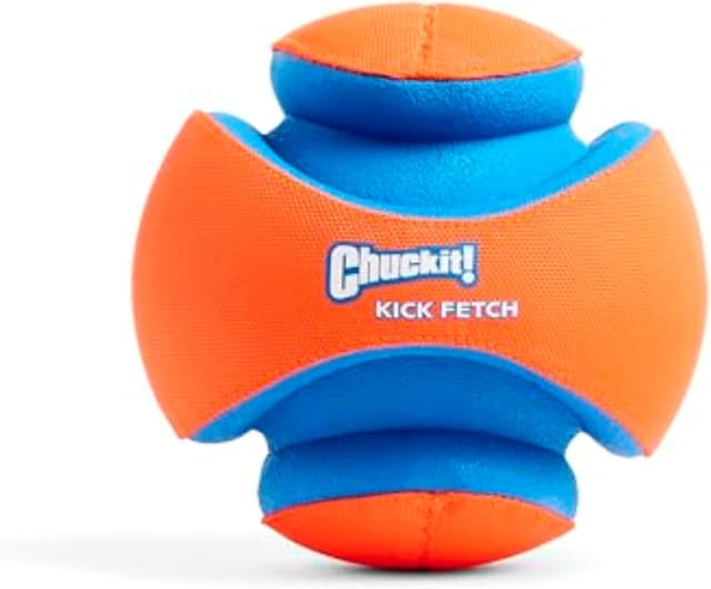 Detalle de Chuckit! Kick Fetch Dog Ball Interactive Durable Floating Dog Football Toy (Large, 20cm)