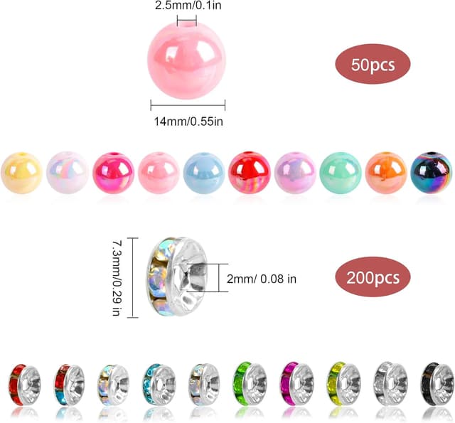 Thumbnail 3 de Beads for Pens 250 pcs 🎨
