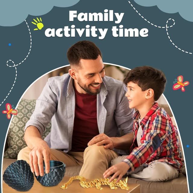 Thumbnail 6 de Olee Odee Drachenei Fidget-Spielzeuge 3D