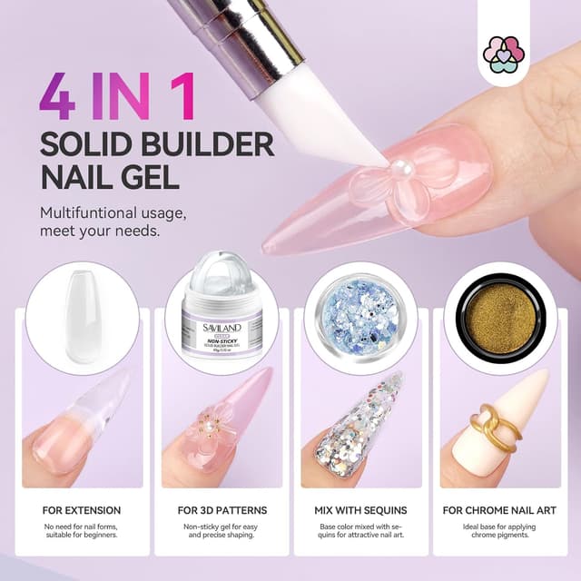 Thumbnail 5 de SAVILAND Solid Builder Nail Gel 60g Builder Gel ๐