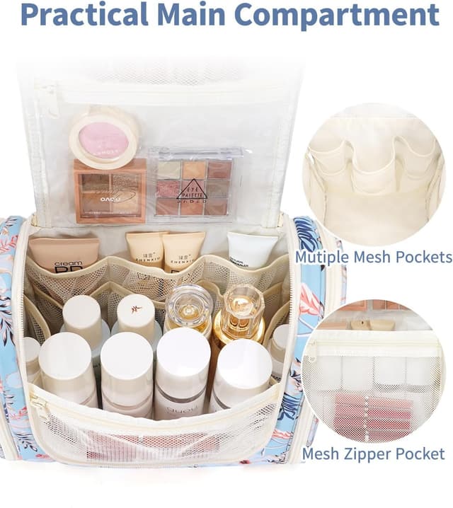 Thumbnail 2 de Narwey Travel Large Hanging Toiletry Wash Bag 11x10in