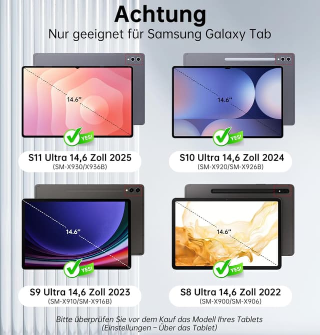 Detalle 2 de Tastaturhülle für Samsung Galaxy Tab 14,6 Zoll