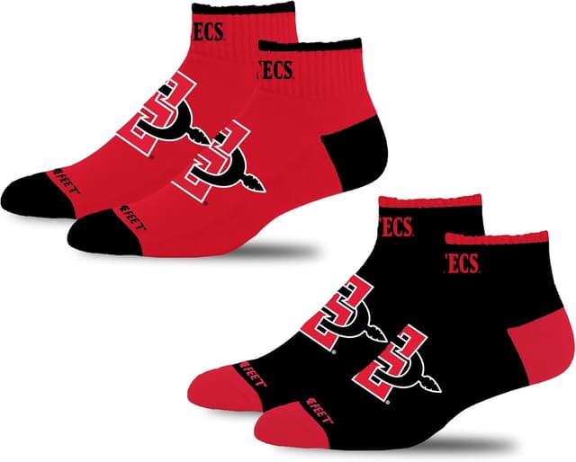 Detalle 2 de For Bare Feet NCAA Unisex Kids Front and Center 2-Pack Team Colors (UCLA Bruins)