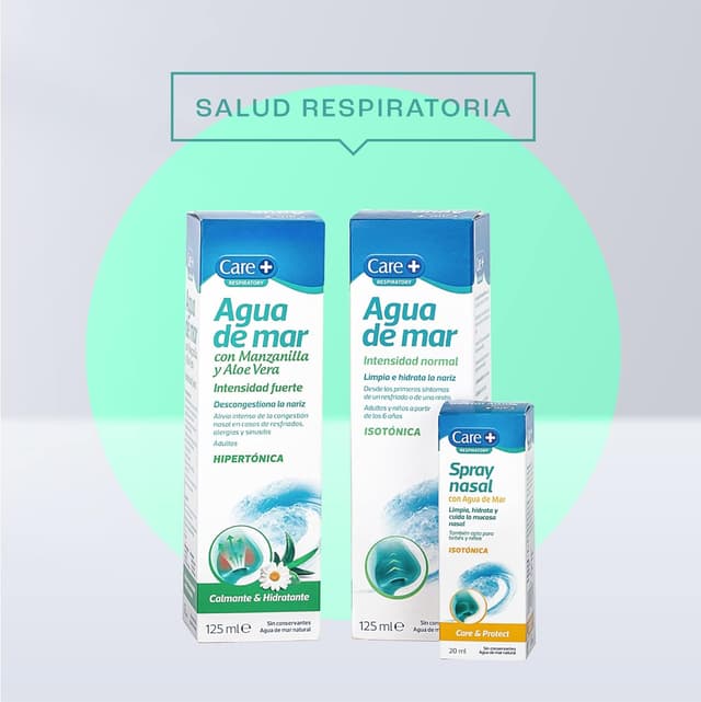 Detalle 2 de Care+ Spray nasal 20 ml, hidratante y descongestivo 馃憙