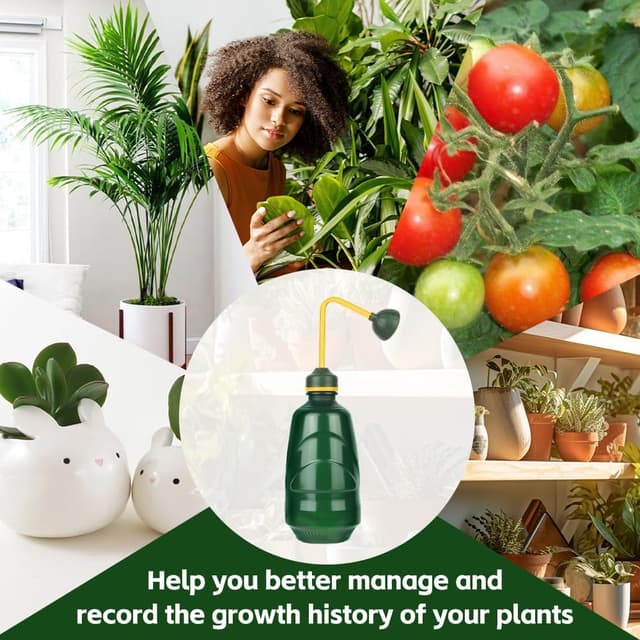 Thumbnail 6 de AOOSU Annaffiatoio per piante Annaffiatoio spruzzatore da 450 ml con soffione doccia rimovibile (verde)