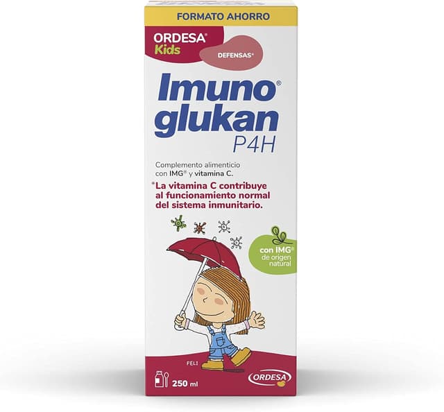 Imagen de Imunoglukan P4H Jarabe 250 ml para defensas 👶 en OfertitasTOP