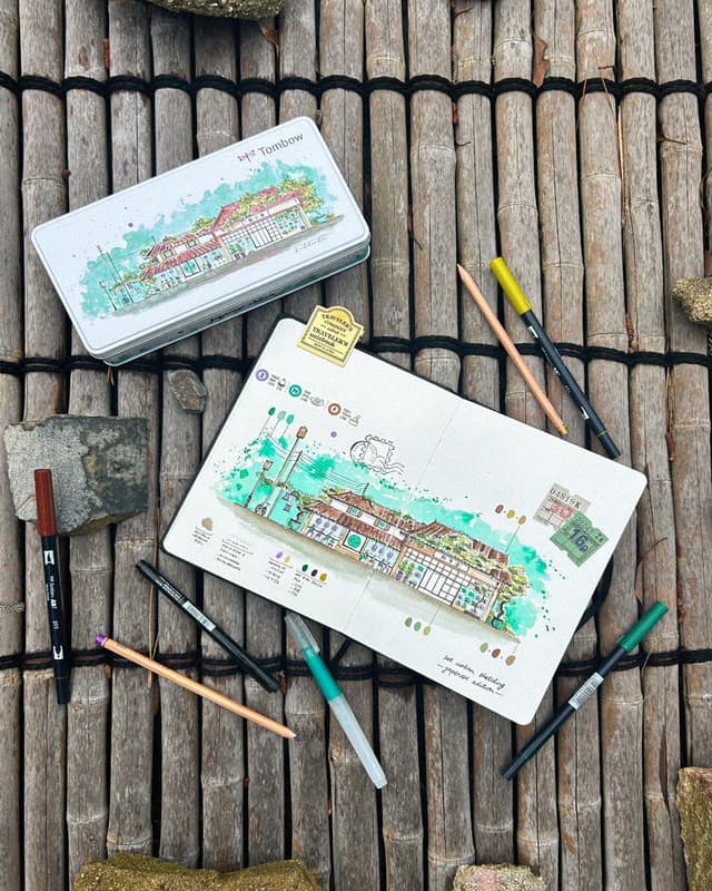 Thumbnail 6 de Tombow Urban Sketching Japan Edition