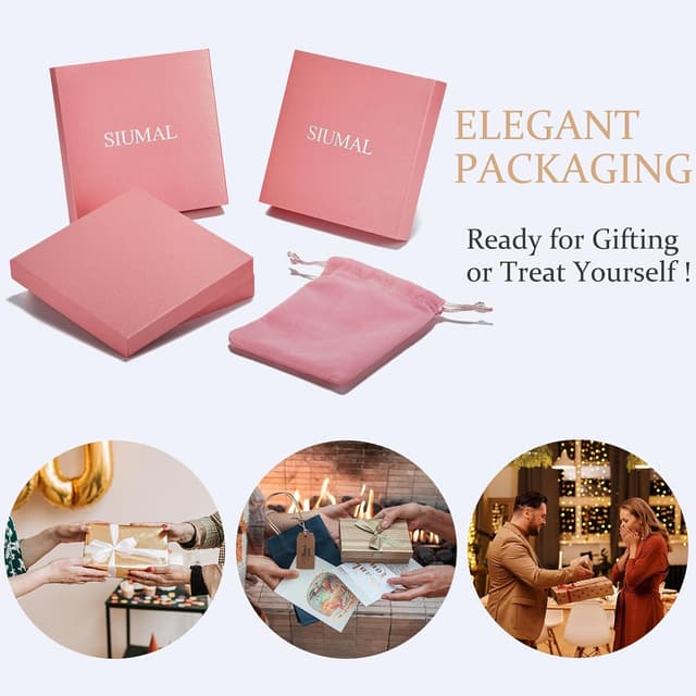 Detalle 2 de SIUMAL Boho Armband Natursteine für Damen