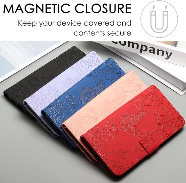 Thumbnail 6 de BAILI Custodia per Wiko Power U10/U20 con cavalletto, cover a portafoglio e chiusura magnetica