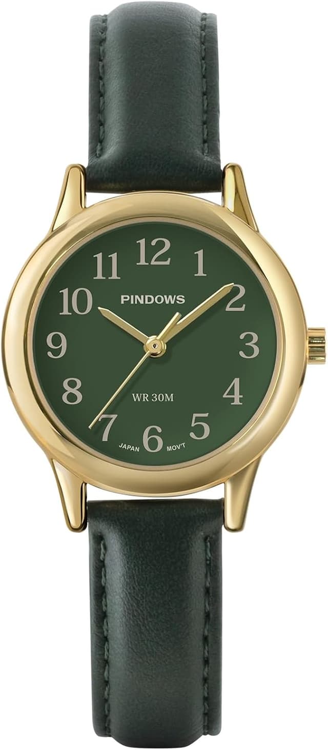 Detalle 2 de PINDOWS schlanke Damenuhr Quartz Gold