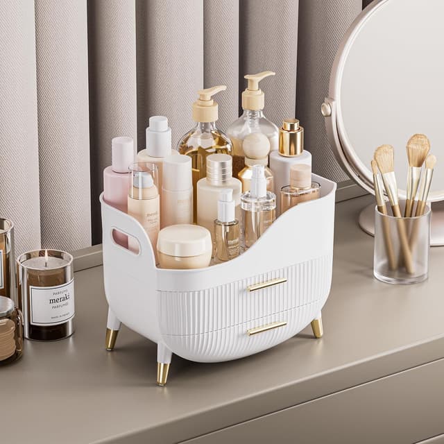 Thumbnail 3 de VG VISIONGOOD Make-Up Organizer 2 Schubladen Weiß