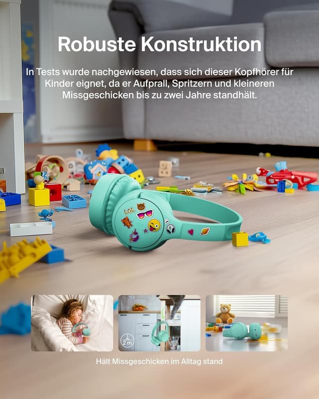 Thumbnail 4 de Belkin SoundForm Mini kabelloser Kinderkopfhörer 30 Std