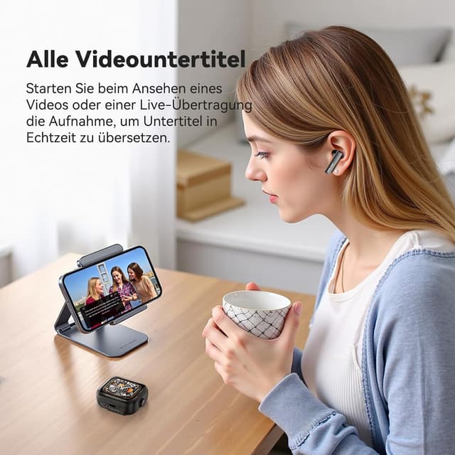 Thumbnail 4 de NE40 Écouteur Traducteur Instantané 3 en 1