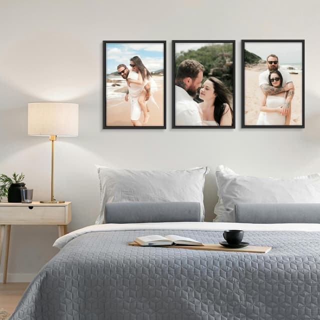 Thumbnail 5 de QPQIYIY Bilderrahmen A3 Set 3 Schwarz