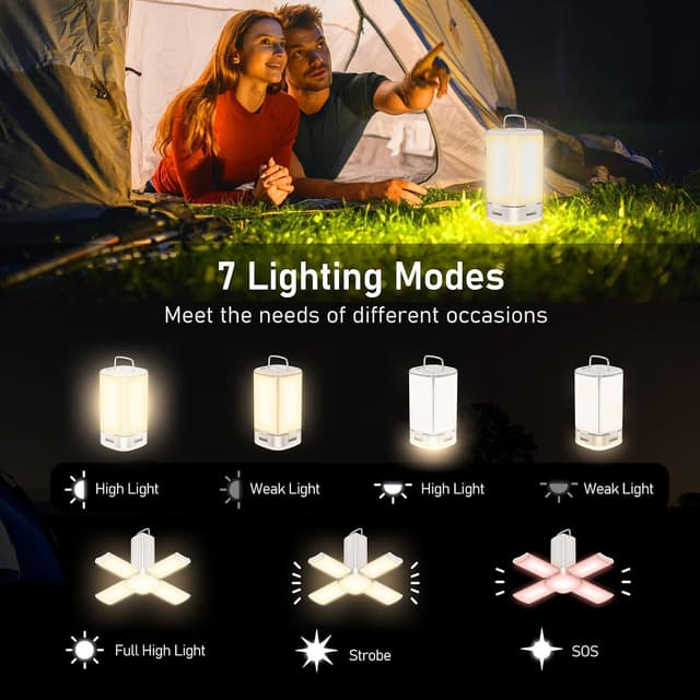 Detalle 2 de Blukar Camping Lantern Rechargeable 116 LED