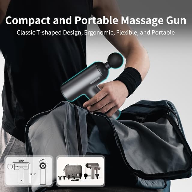 Thumbnail 6 de arboleaf Massage Gun Deep Tissue (6 Speeds) with Case and Type-C Charging