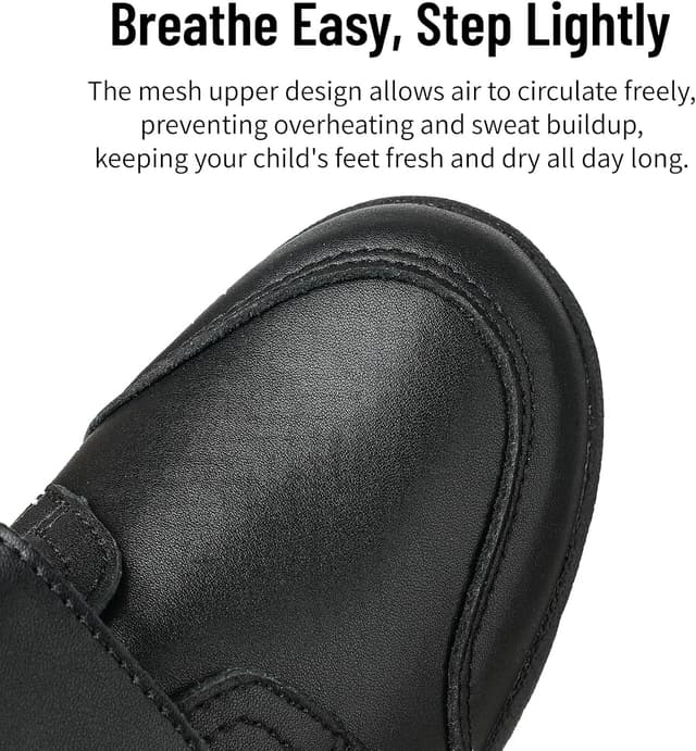 Detalle de Mioceko Kids School Shoes Comfortable Trainers with Hook and Loop Fastenings