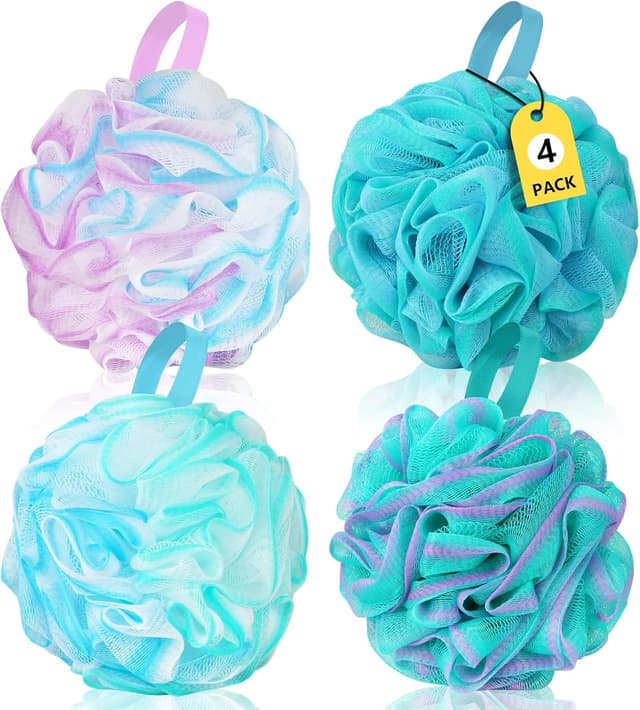 Detalle de Extra Large Shower Puff Loofah Sponge