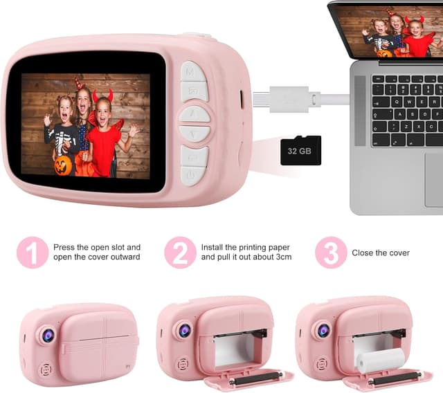 Thumbnail 5 de Misilmp Sofortbildkamera Kinder 32GB 1080P