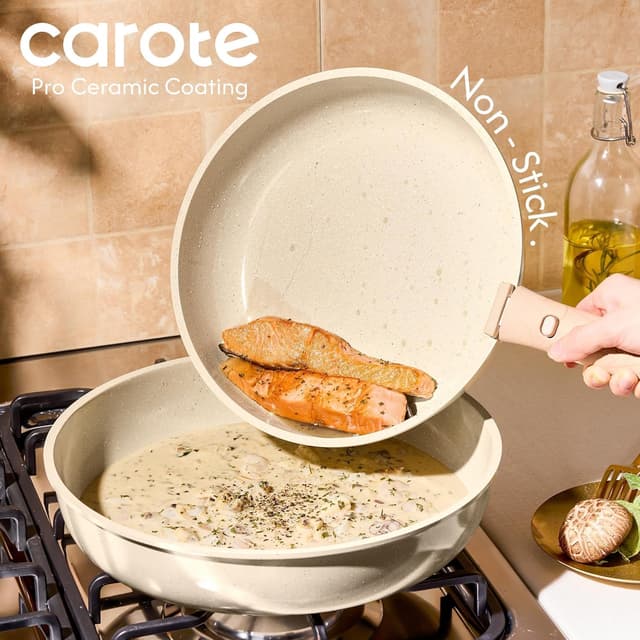 Detalle 1 de Carote 22pcs Ceramic Cookware Set