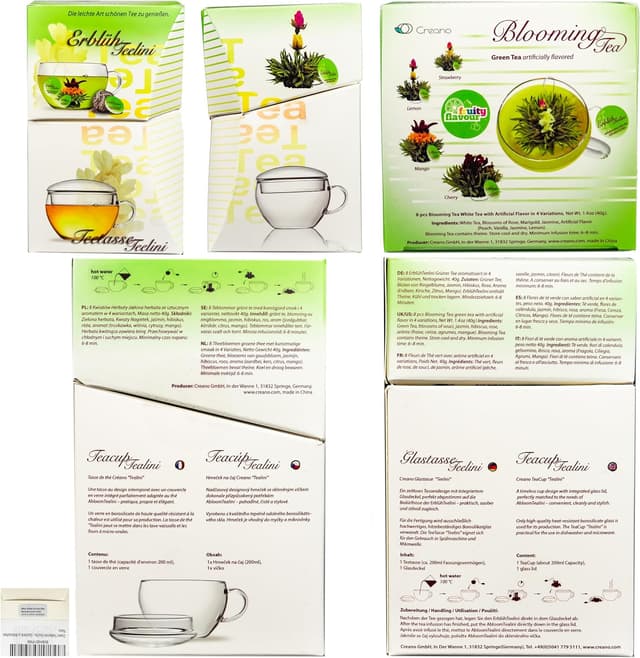 Thumbnail 6 de Creano Tèlini Set regalo 8 fiori di tè, tazza 200 ml