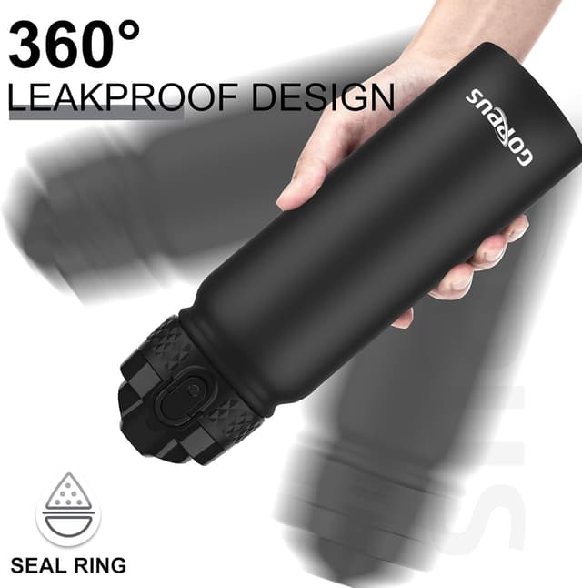 Detalle de GOPPUS 600ml stainless water bottle