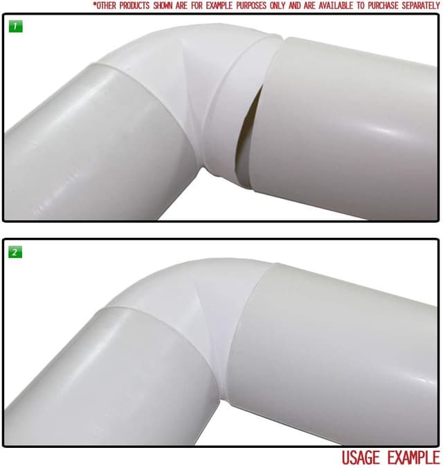 Detalle 2 de Kair 90 Degree Elbow Bend 150mm (6 inch) Plastic Ducting Joint