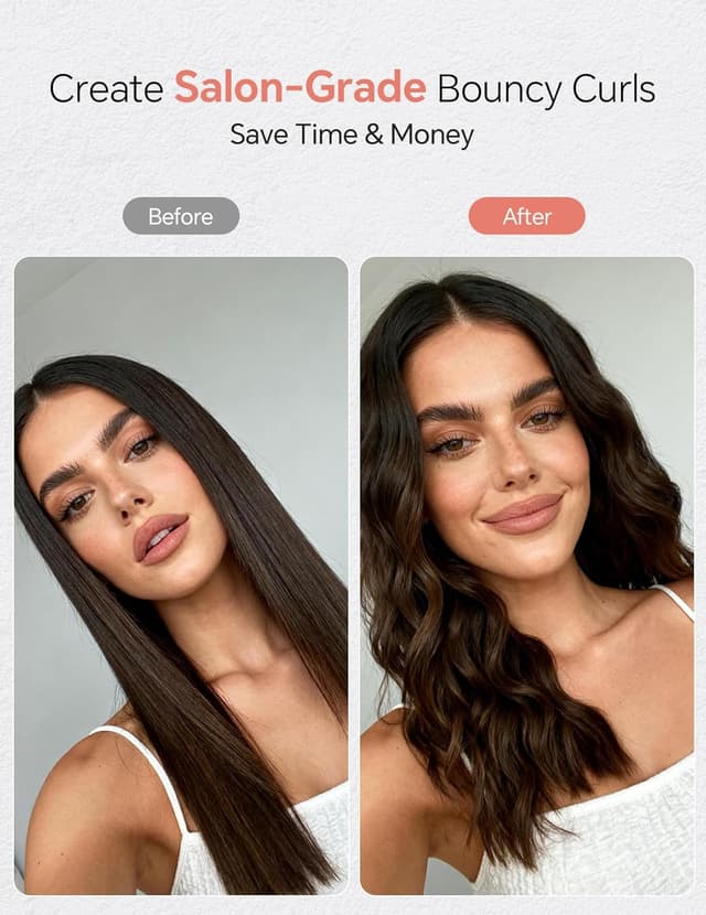 Detalle 1 de LANDOT Automatic Rotating Hair Curler 8‑setting 🎀