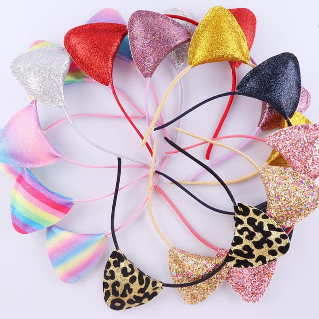 Thumbnail 5 de Ling & Bai Leopard Ears Headband cat ears headband 🎀