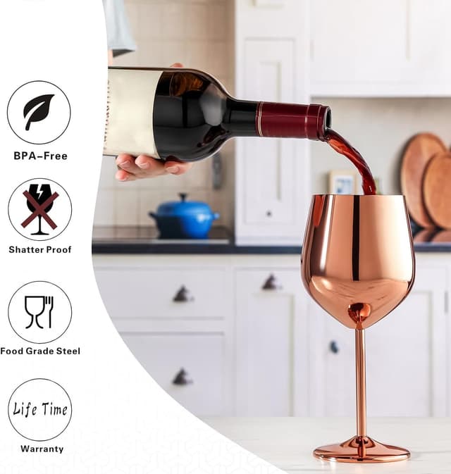 Detalle 2 de WOTOR W ein glass? 4er Set 540 ml