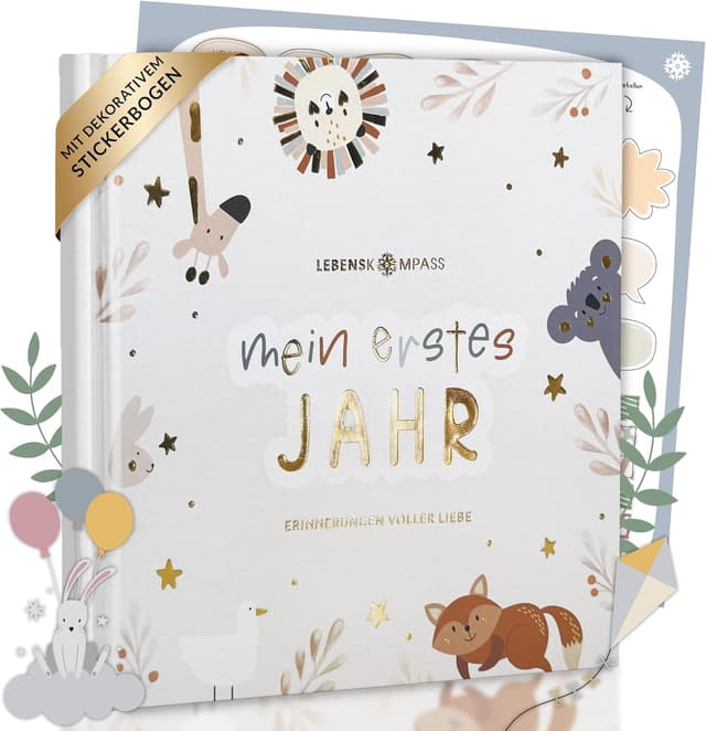 Imagen de Lebenskompass Babyalbum PURE Mein erstes Jahr en OfertitasTOP