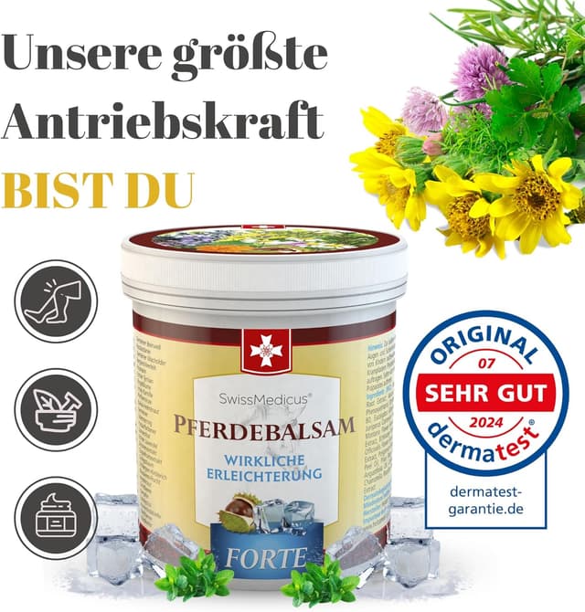 Detalle de SwissMedicus Pferdebalsam mit 500 ml