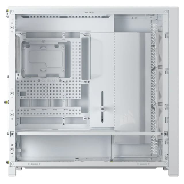 Detalle 1 de Corsair FRAME 5000 RS Torre E-ATX Cristal Templado USB-C Blanca 🖥