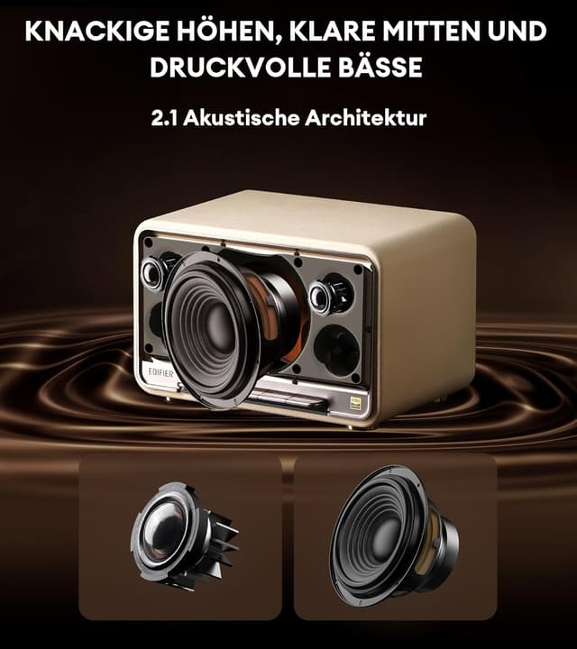 Detalle 2 de Edifier D32 Wireless Speaker mit 60 W