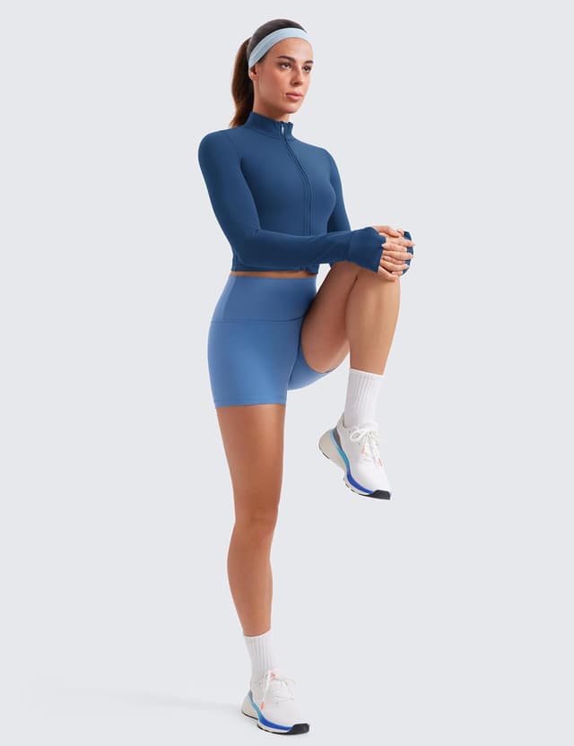 Detalle de CRZ YOGA Donna Butterluxe giacca da allenamento con zip integrale Slim Fit