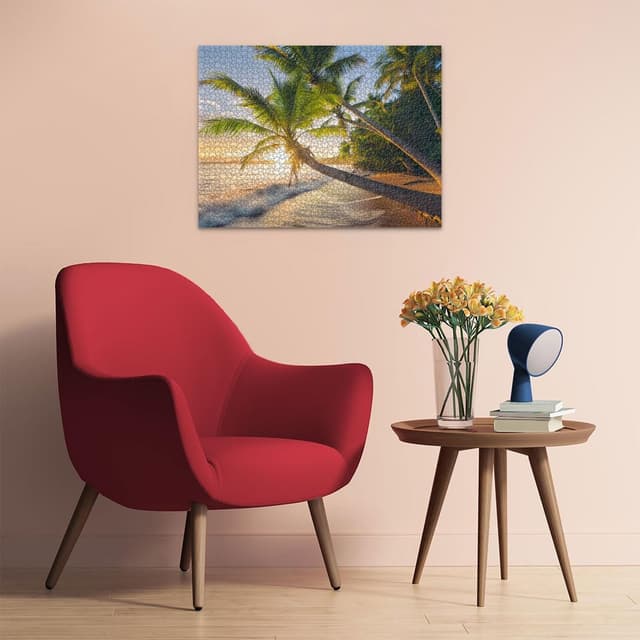 Detalle de Ravensburger Puzzle 1500 Pezzi “Spiaggia Segreta” 80 x 60 cm, puzzle per adulti +14 anni