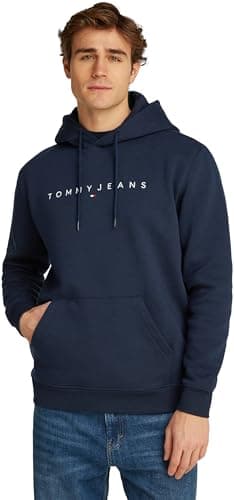Detalle de Tommy Jeans Sudadera Linear Logo 3XL azul