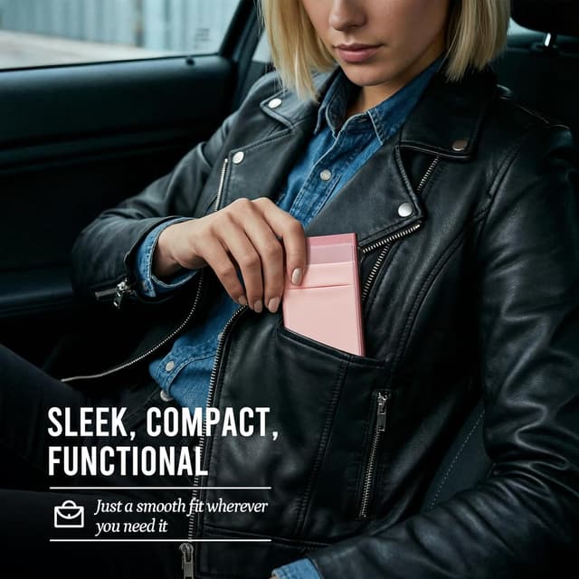 Thumbnail 6 de YESIIW Minimalistische Slim-Wallet 10 x 8 cm