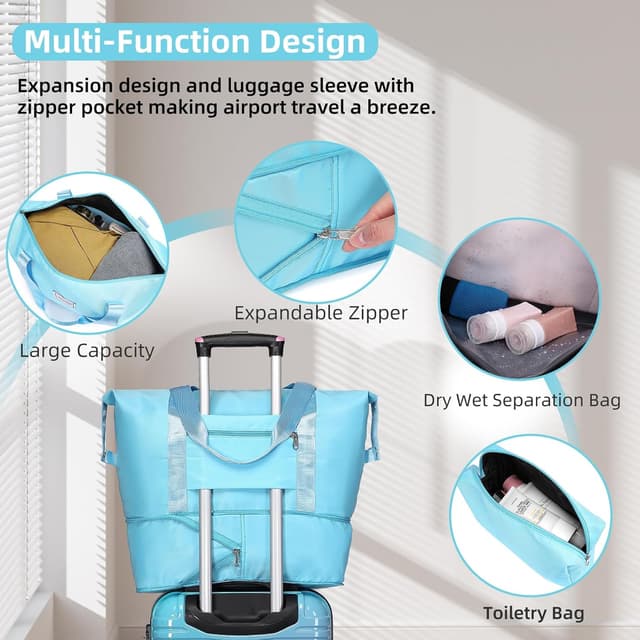 Thumbnail 5 de LARVENDER 20 Inch Carry-On Luggage Set