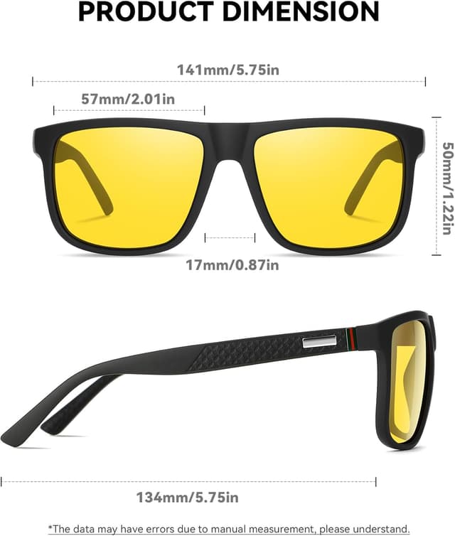 Thumbnail 4 de Perfectmiaoxuan Polarisierte Sonnenbrille Unisex
