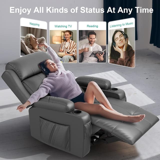 Detalle de SQUEBILIFE Relaxsessel 8-Punkt Massage